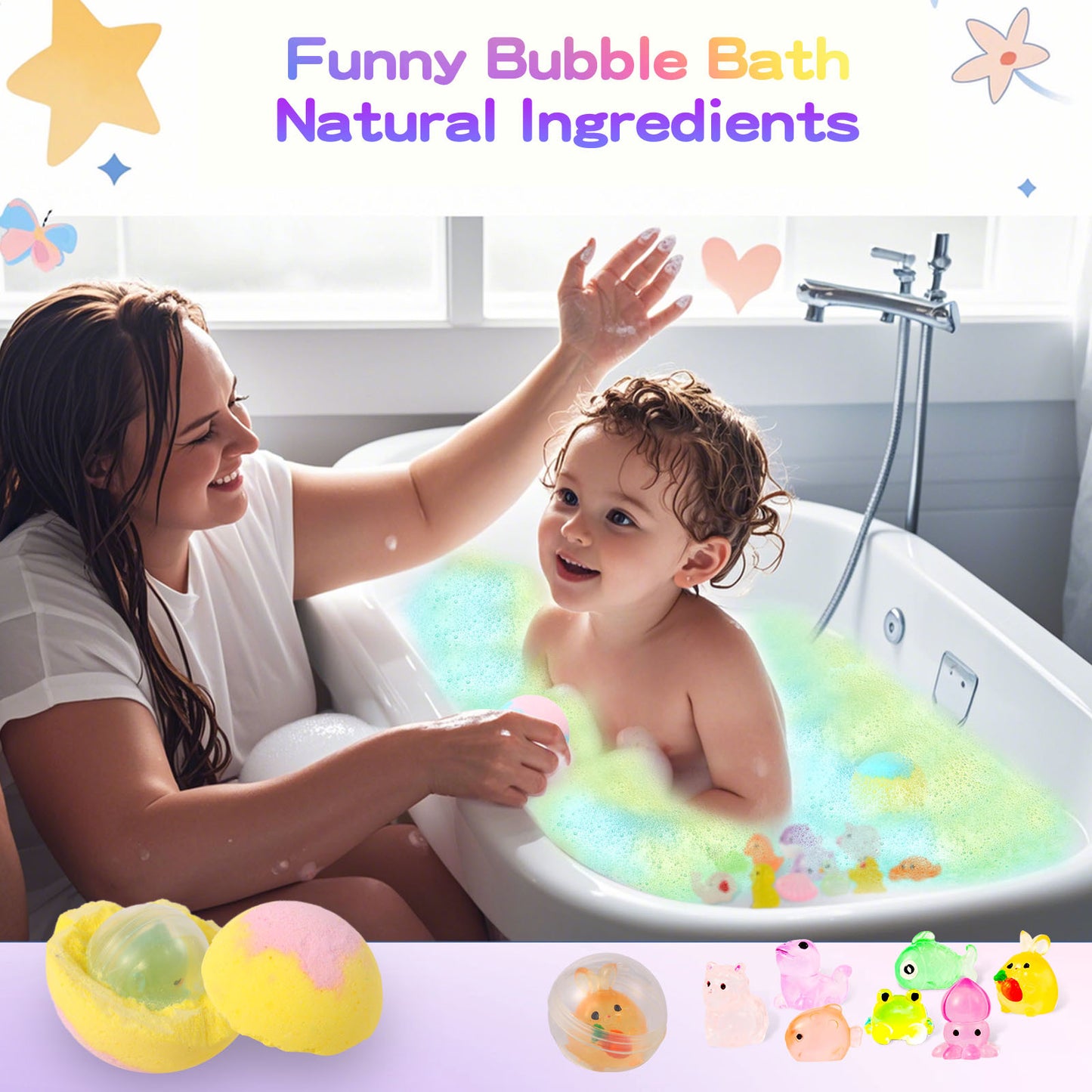 Bubbly Surprises™ Toy Bath Bomb Set